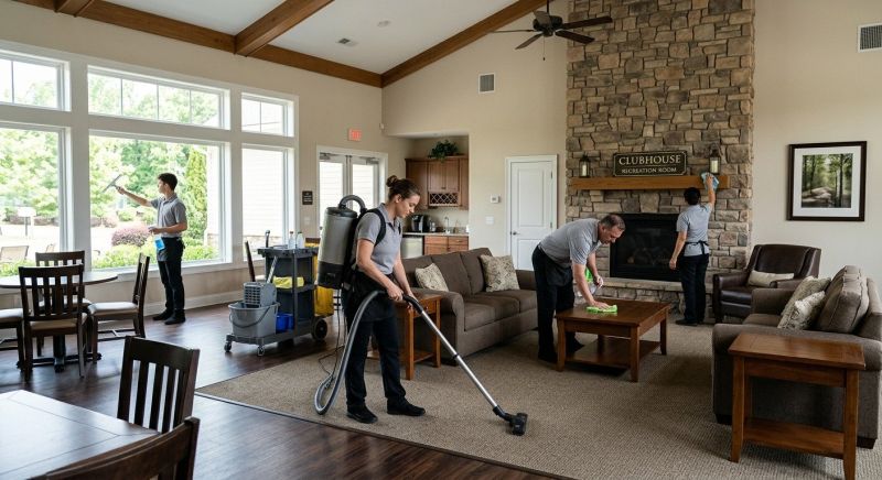 Common Areas Included In HOA Clubhouse Cleaning